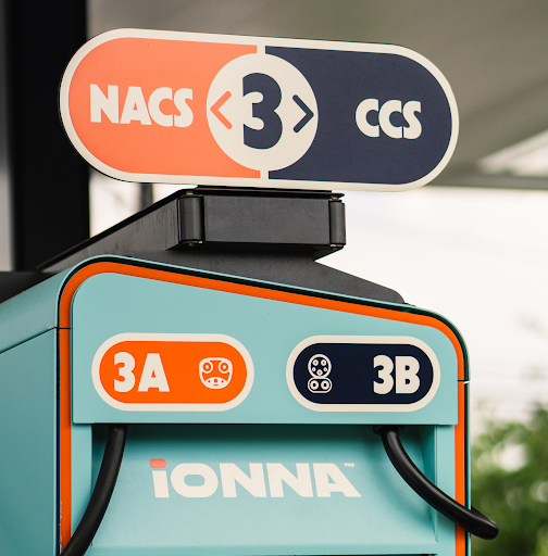EV charging for both NACS and CCS vehicles