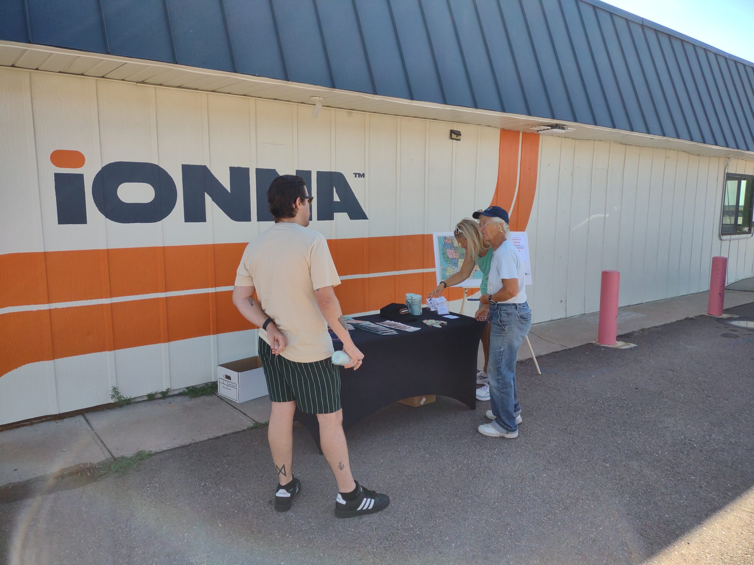 Attendees gathered at a Station Hands event