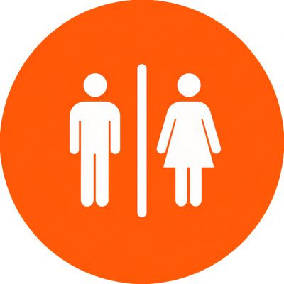 Clean restrooms